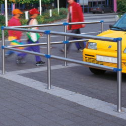 גדר מודולרית מנירוסטה.