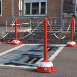 עמוד חסימה מאלומיניום