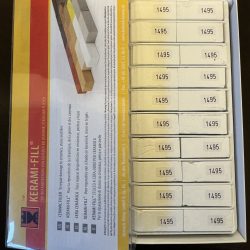 ערכת מילוי לקיט תיקון קרמיקה, לבן, 1495